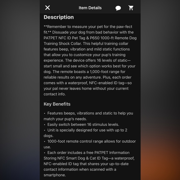PAT PET REMOTE TRAINING COLLAR - GRAY - Picture 8 of 8